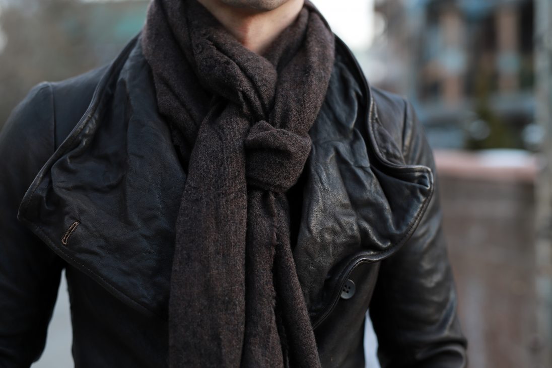 Clothes for short men John Varvatos scarf