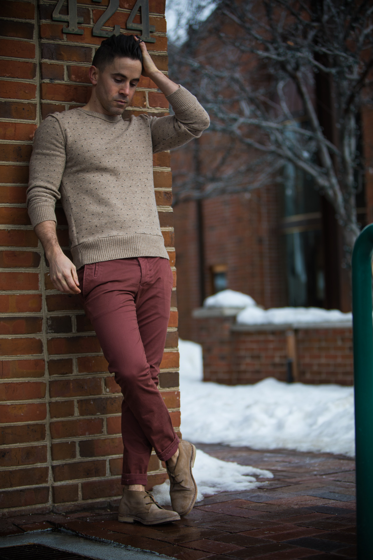 All Saints chinos sweater